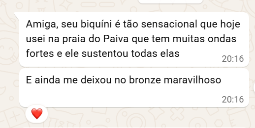 Print de conversa com a Letícia